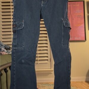 Boy's Blue Cargo Pants